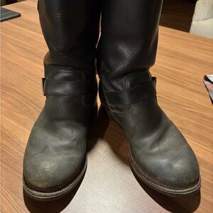 Red Wing Shoes Black Leather Men's Boots